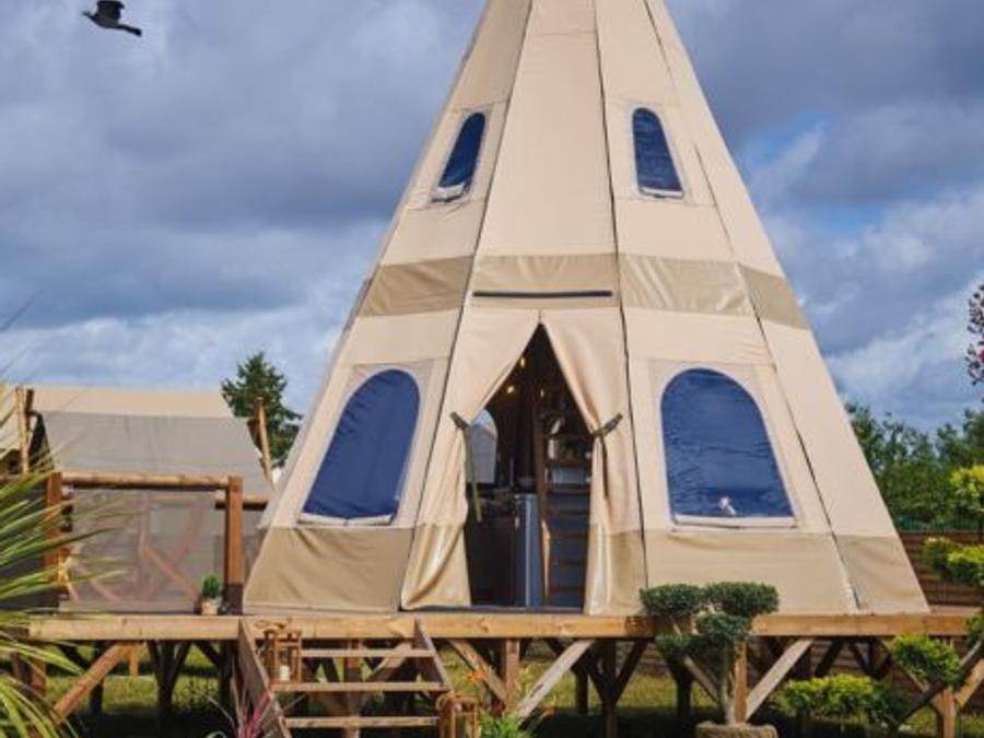 Insolite 4 personnes - Tipi NOMADE - 2 chambres avec sanitaires 0