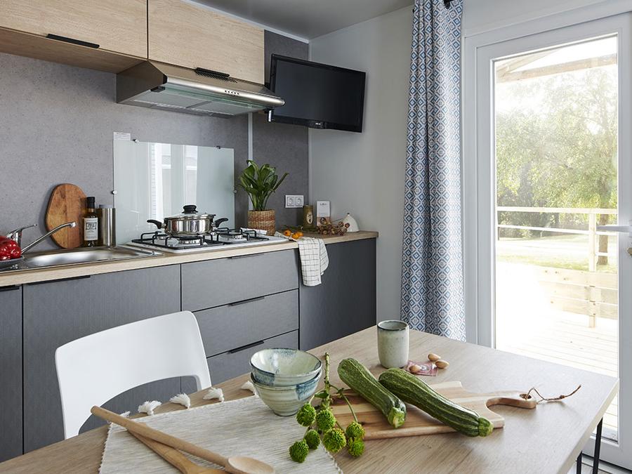 Mobilhome 4 personnes - Banon (Privilège) - 26m² 2 chambres 1
