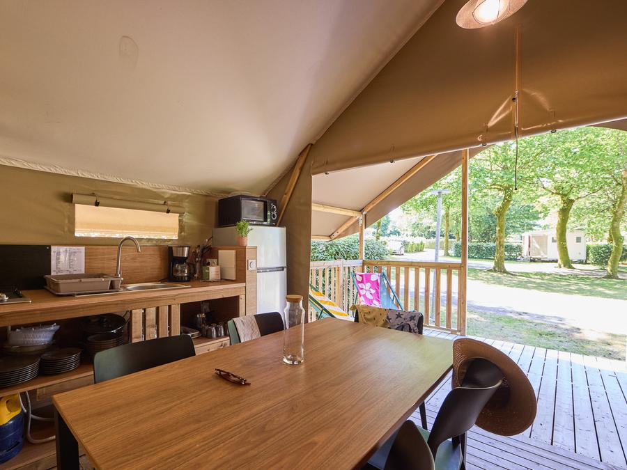 Tente en toile et en bois 5 personnes - Tente Safari 2 CH 5 pers 18