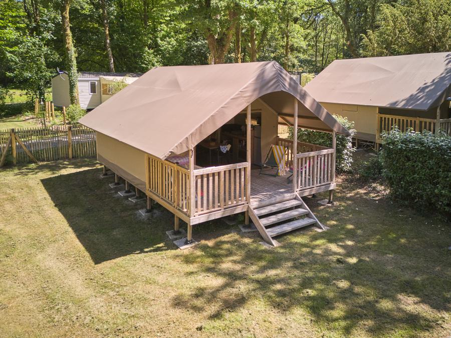 Tente en toile et en bois 5 personnes - Tente Safari 2 CH 5 pers 16