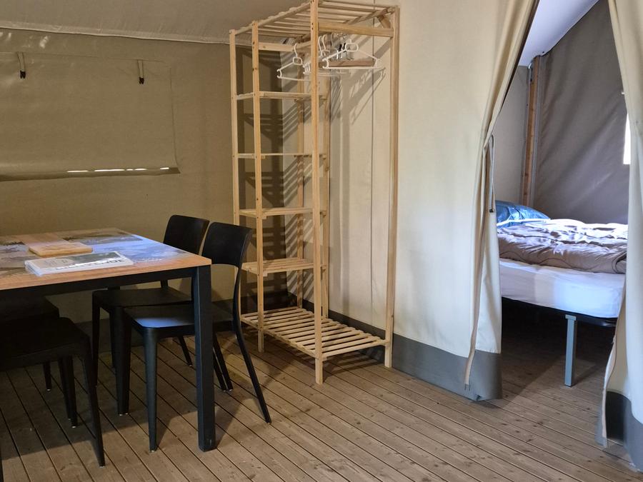 Lodge 4 personnes - Mini-Wood sur pilotis en toile , sans sanitaires, pour 4 personnes 17