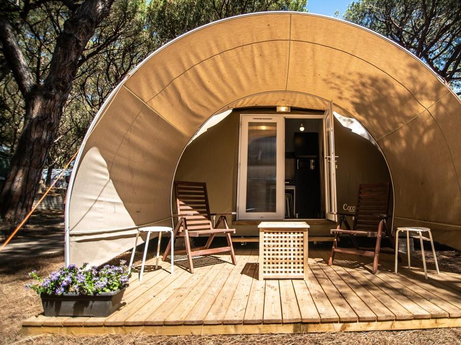 Tente en toile et en bois 4 personnes - COCO SWEET 0