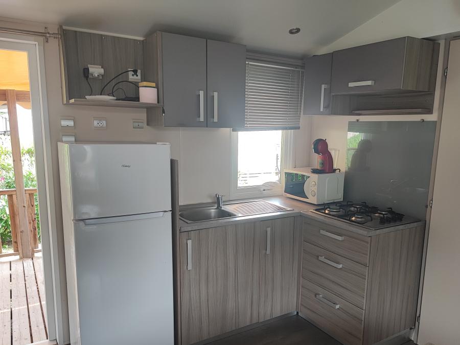 Mobilhome 6 personnes - IRM ou Trigano 3 chambres - Clim + TV 4/6 pers. 1