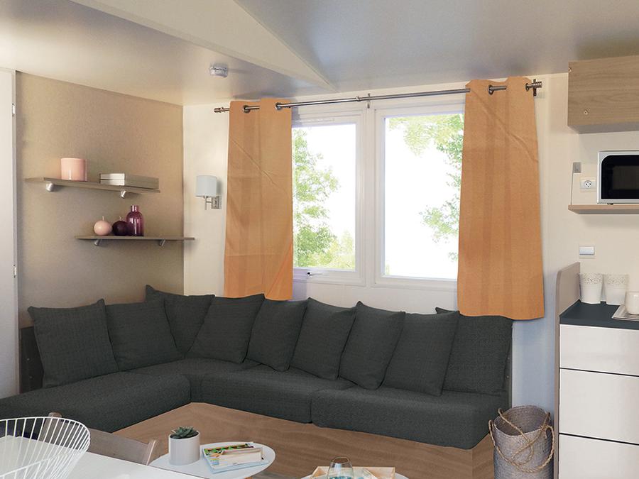 Mobilhome 6 personnes - IRM ou Trigano 3 chambres - Clim + TV 4/6 pers. 25