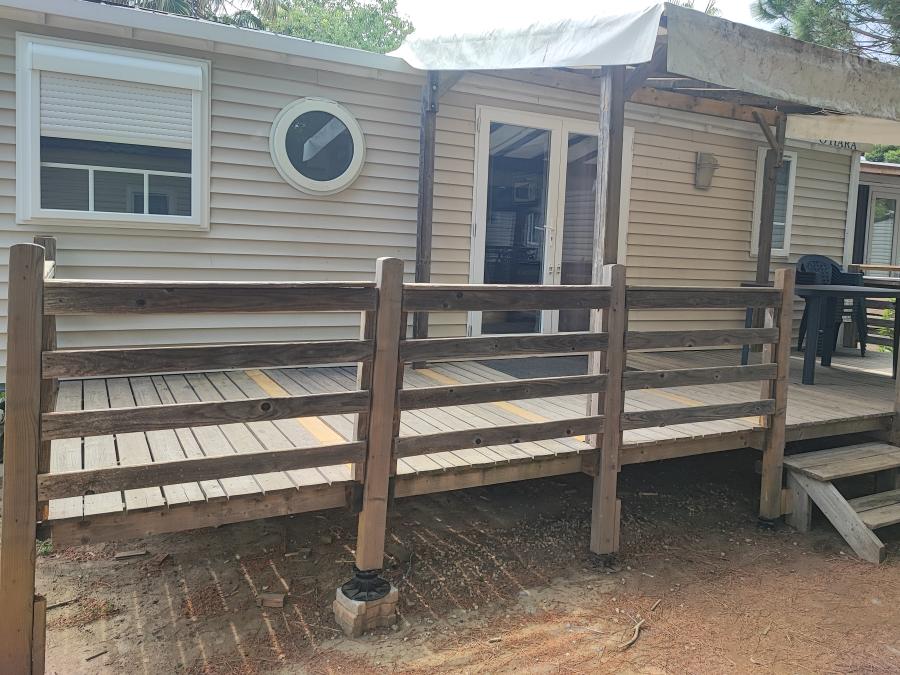 Mobilhome 6 personnes - 30m² 3 chambre, climatisé, terrasse de 18 m² 4