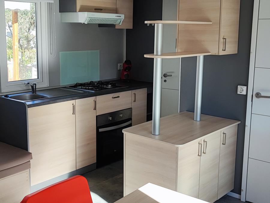 Mobilhome 6 personnes - 30m² 3 chambre, climatisé, terrasse de 18 m² 12