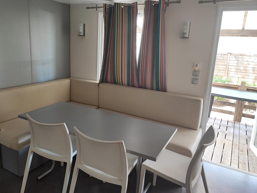 Mobilhome 6 personnes - 30m² 3 chambre, climatisé, terrasse de 18 m² 9