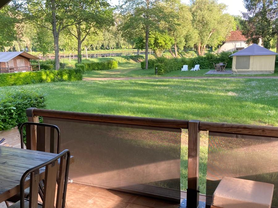 Tente en toile et en bois 5 personnes - Lodge en bois KENYA - 2 chambres 2
