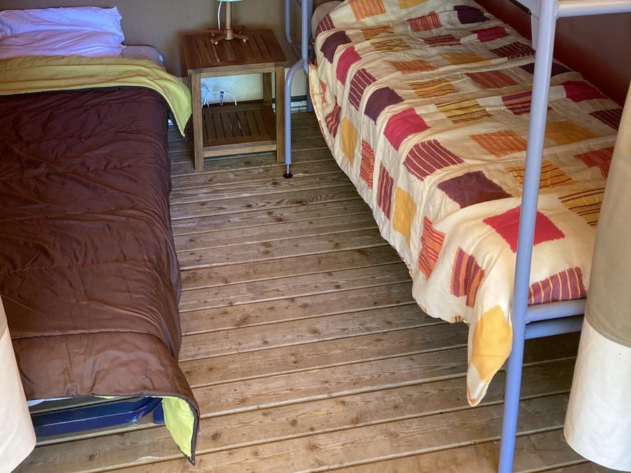 Bungalow toilé 5 personnes - CARAIBES - 2 chambres 3