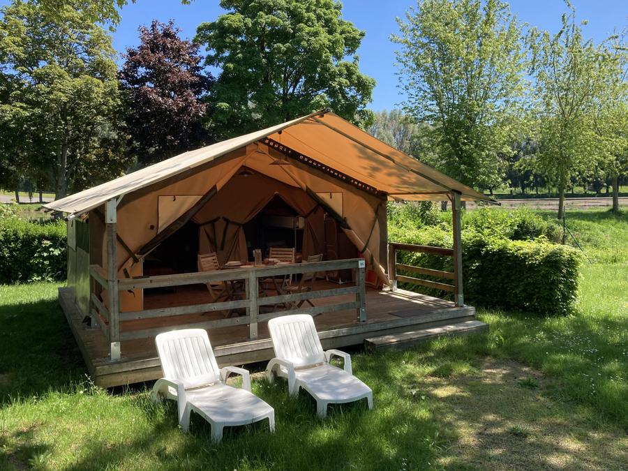 Bungalow toilé 5 personnes - CARAIBES - 2 chambres 0