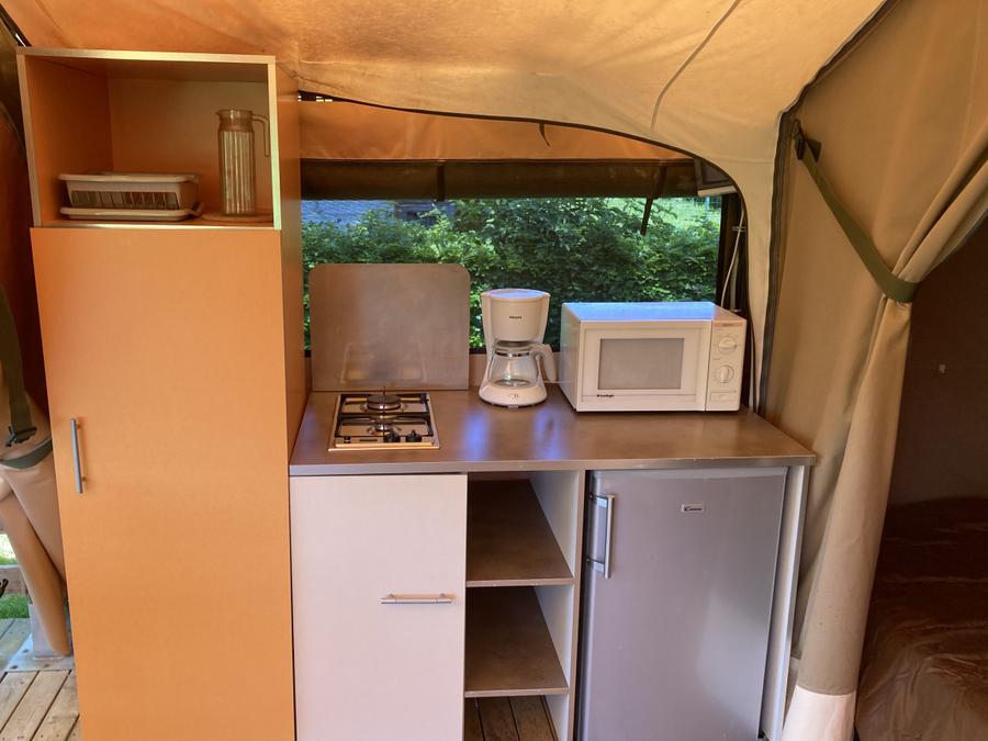 Bungalow toilé 5 personnes - CARAIBES - 2 chambres 2