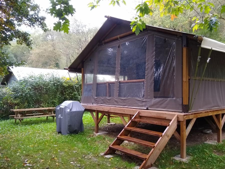 Tente en toile et en bois 5 personnes - Lodge KENYA 46m² 11