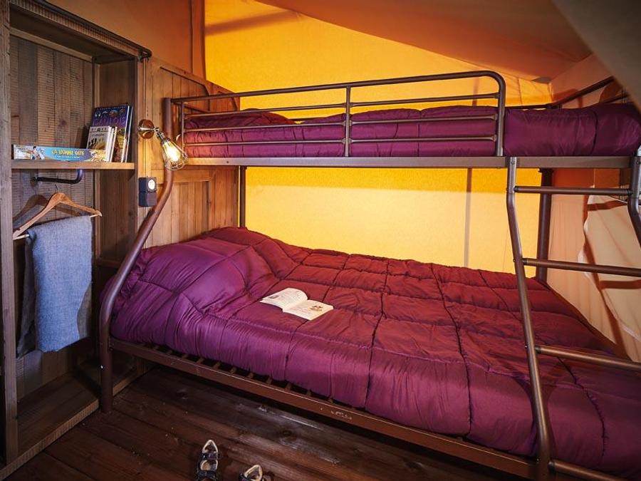 Tente en toile et en bois 5 personnes - Lodge KENYA 46m² 7