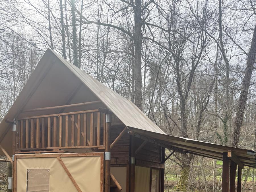 Tente en toile et en bois 3 personnes - LODGE LA BOHEME 0