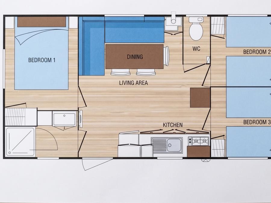 Mobilhome 6 personnes - OPHEA - 3 chambres 10