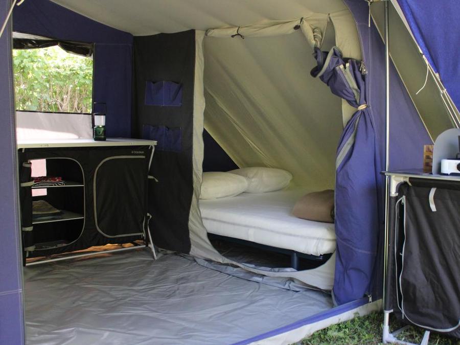 Tente 4 personnes - Tente Tribu - 2 chambres - Sans sanitaire 3