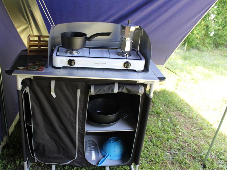Tente 4 personnes - Tente Tribu - 2 chambres - Sans sanitaire 4