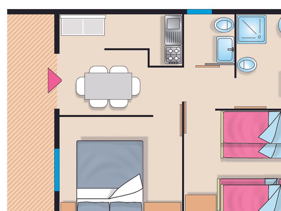 Bungalow 4 personnes - Deluxe Plus - 40m² 9