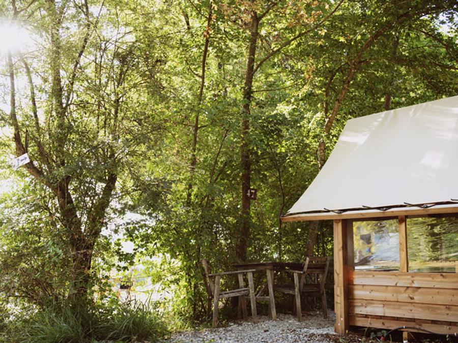 Tente en toile et en bois 2 personnes - Tente Glamping Drome 8