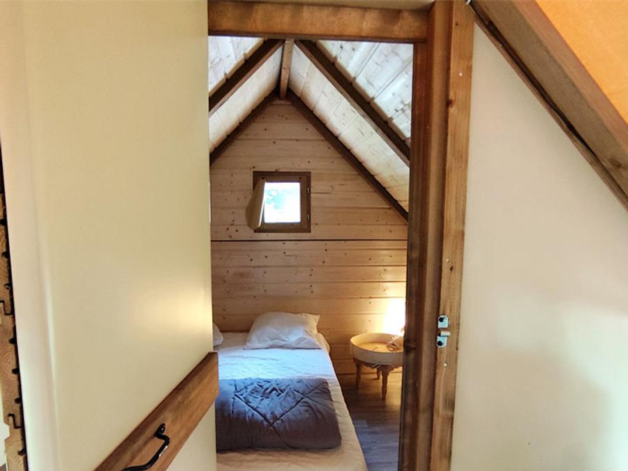 Tente en toile et en bois 2 personnes - Tente Glamping Drome 4