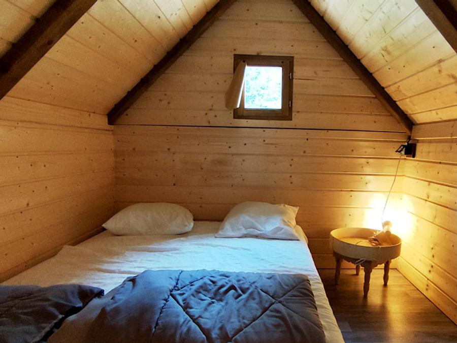 Tente en toile et en bois 2 personnes - Tente Glamping Drome 3