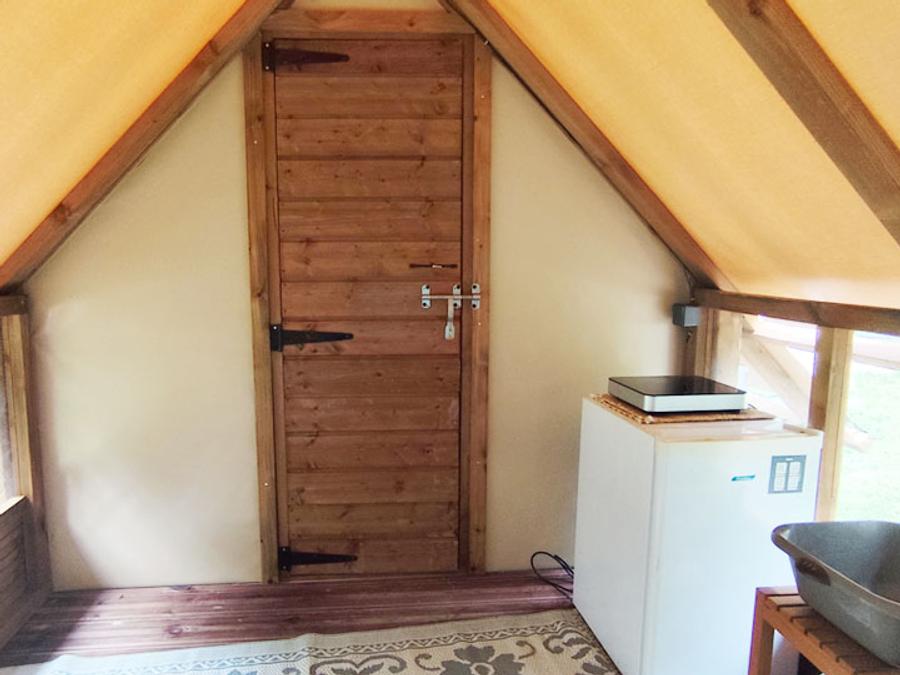 Tente en toile et en bois 2 personnes - Tente Glamping Drome 5