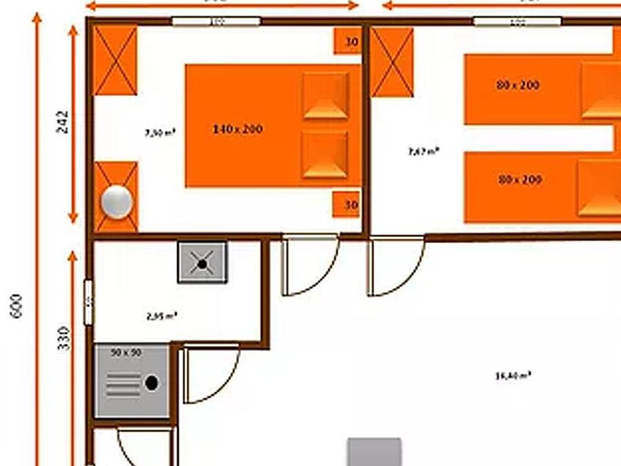 Chalet 5 personnes - Bois grand confort luxe - Climatisé 7