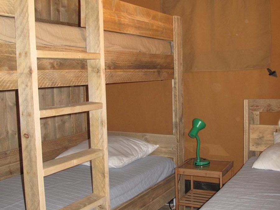 Tente en toile et en bois 5 personnes - Tente Lodge Luxe 4