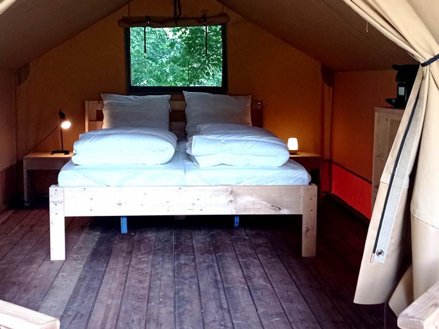 Tente en toile et en bois 2 personnes - Lodge Duo 3