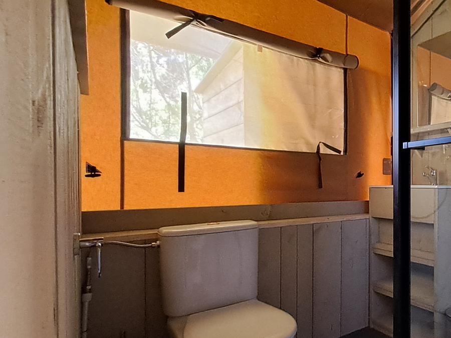Tente en toile et en bois 6 personnes - Tente Lodge Prestige Plus - 2 chambres - 1SDB - 35m² 8