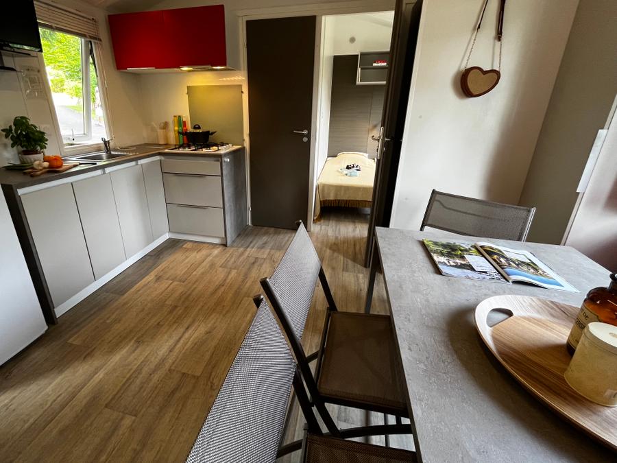 Mobilhome 6 personnes - Prestige 32m² 3 chambres - climatisé 2