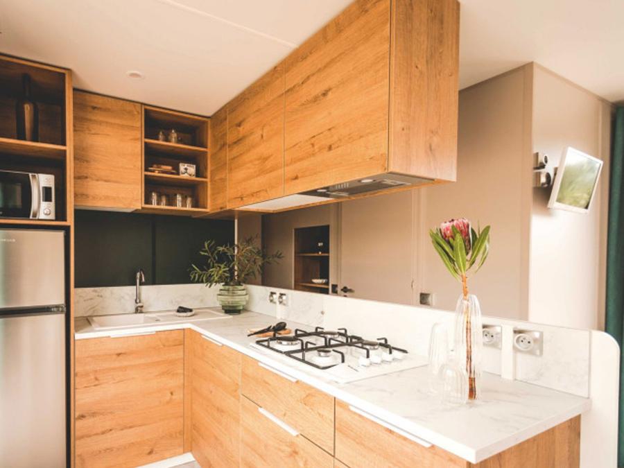Mobilhome 6 personnes - Mobil-Home Sunelia Luxe 40m² 3 chambres 2 salles de bain - Climatisé 6