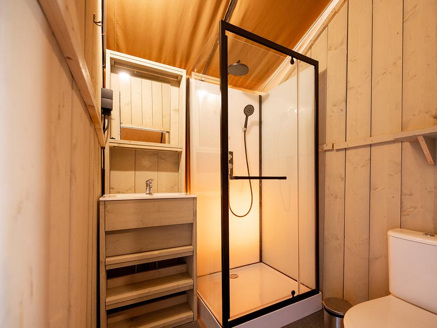 Tente en toile et en bois 5 personnes - Tente Lodge Prestige Plus - 2 chambres - [new 2024] 9