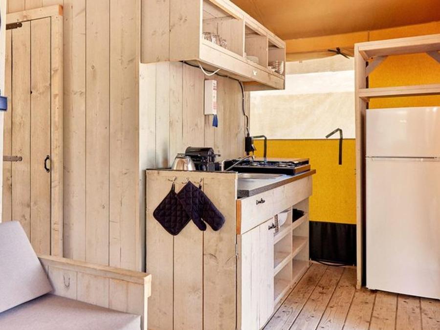 Tente en toile et en bois 5 personnes - Tente Lodge Prestige Plus - 2 chambres - [new 2024] 8