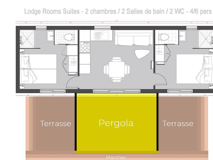 Mobilhome 6 personnes - ROOMS SUITES - TV 9