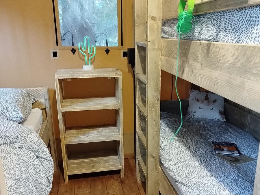 Lodge 5 personnes - Chalet Lodge 34m2 avec salle de bain - 2 chambres 5 pers 3