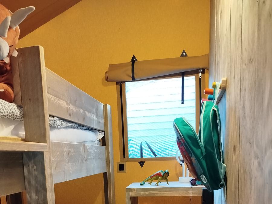 Lodge 4 personnes - Chalet Lodge 27m2 avec salle de bain - 2 chambres 4 pers 3
