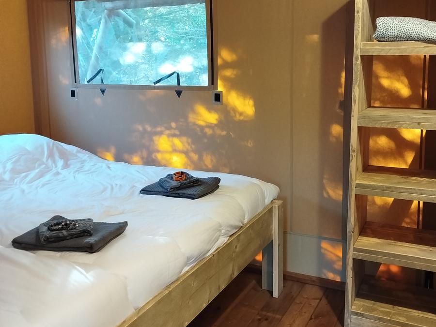 Lodge 4 personnes - Chalet Lodge 27m2 avec salle de bain - 2 chambres 4 pers 5