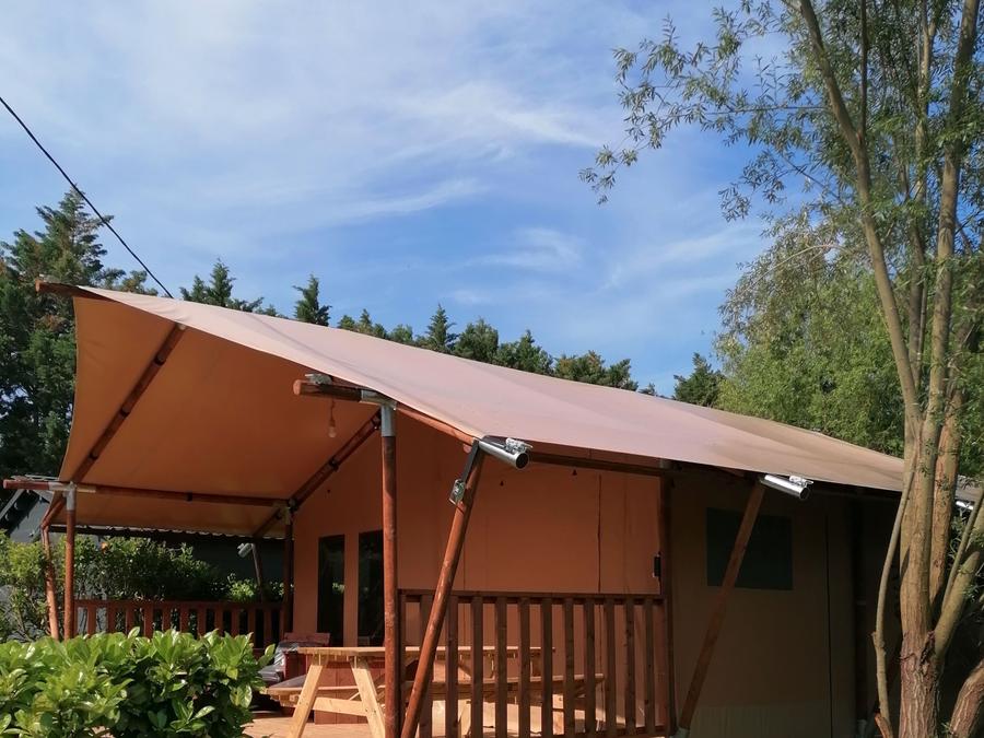 Lodge 4 personnes - Chalet Lodge 27m2 avec salle de bain - 2 chambres 4 pers 1