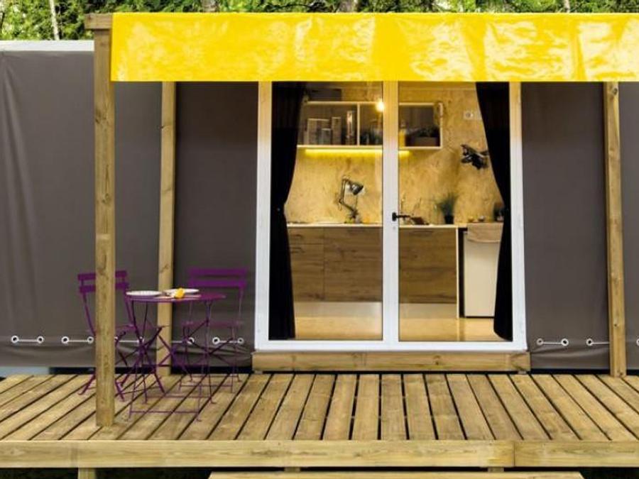 Tente en toile et en bois 4 personnes - Glam 1