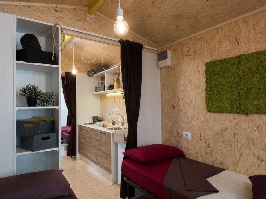 Tente en toile et en bois 4 personnes - Glam 7