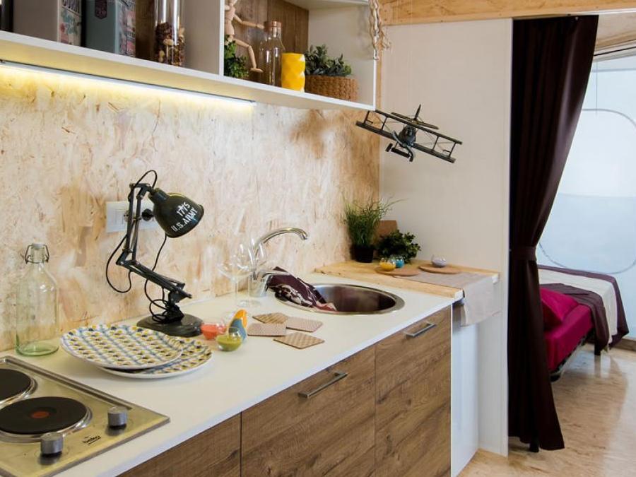 Tente en toile et en bois 4 personnes - Glam 4