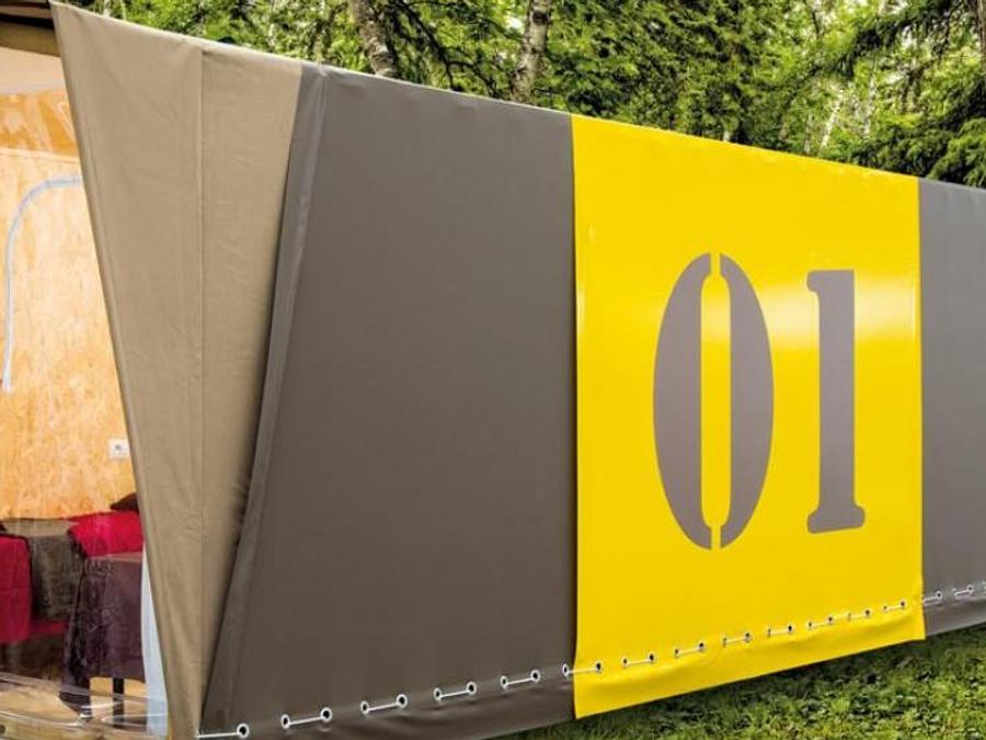 Tente en toile et en bois 4 personnes - Glam 2