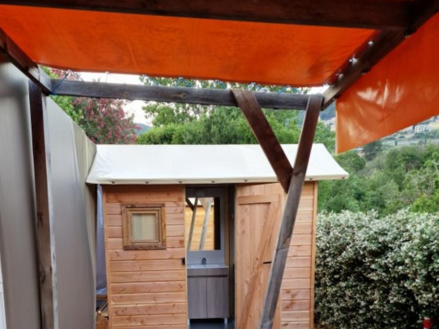 Tente en toile et en bois 4 personnes - Glam 10