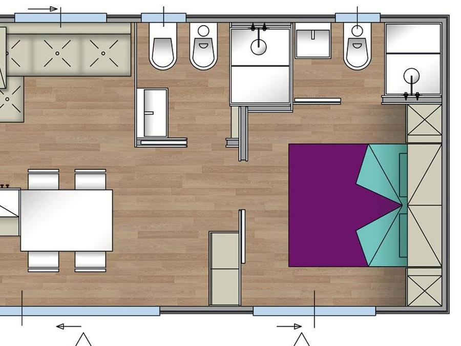 Mobilhome 5 personnes - Alloro 7