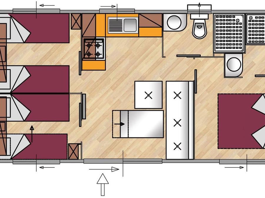 Mobilhome 6 personnes - Suivant. 7