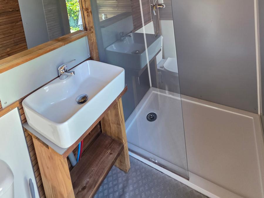 Tente en toile et en bois 4 personnes - Safari Lodge 14