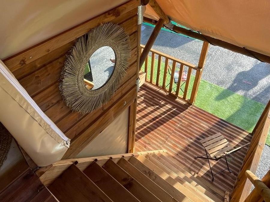 Tente en toile et en bois 3 personnes - Bohéme Lodge 2