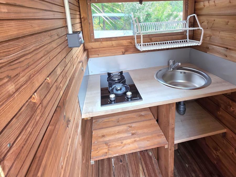 Tente en toile et en bois 3 personnes - Bohéme Lodge 8