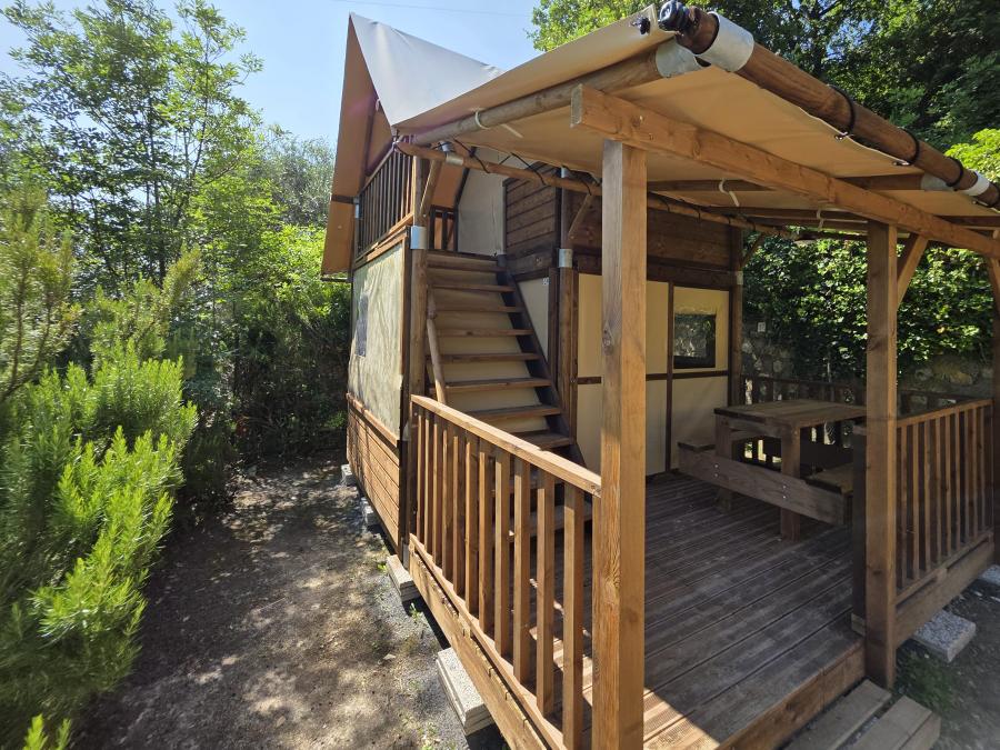 Tente en toile et en bois 3 personnes - Bohéme Lodge 0